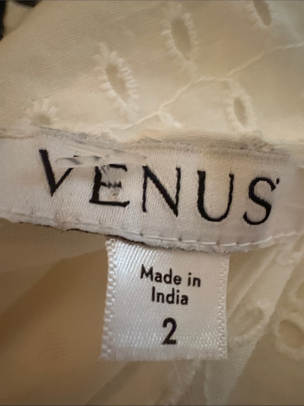 White Eyelet Maxi Top - Picture 6 of 9